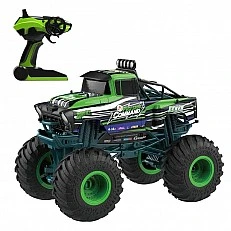 Τηλεκατευθυνόμενο αυτοκίνητο εκτός δρόμου 1:10, με τηλεχειριστήριο και μεγάλα ελαστικά, πράσινο