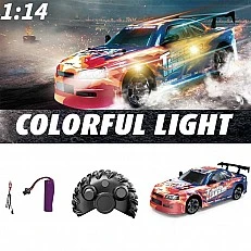 Τηλεκατευθυνόμενο αγωνιστικό αυτοκίνητο με φωτιστικά εφέ, RC 1:14