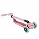 Πτυσσόμενο πατίνι 5 σε 1 GLOBBER GO UP ACTIVE LIGHTS 360° - παστέλ ροζ