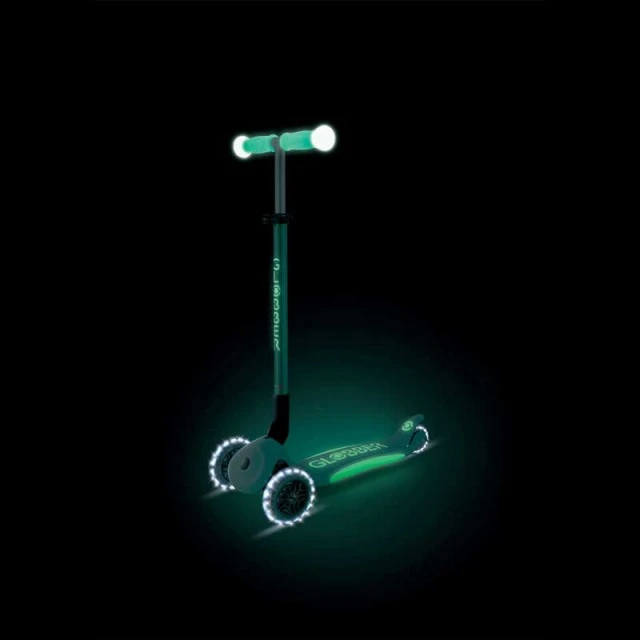 Πτυσσόμενο σκούτερ με φωτιζόμενες λαβές ELITE GLOW LIGHTS, μέντα