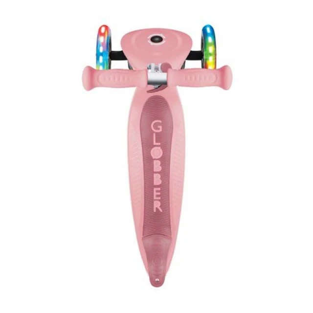 GLOBBER PRIMO FOLDABLE LIGHTS αναδιπλούμενο σκούτερ με ρόδες, ροζ
