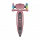 Globber Primo Foldable Lights Πτυσσόμενο σκούτερ με λαμπερά ελαστικά, Rose Ash