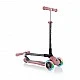 Globber Primo Foldable Lights Πτυσσόμενο σκούτερ με λαμπερά ελαστικά, Rose Ash