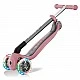 Globber Primo Foldable Lights Πτυσσόμενο σκούτερ με λαμπερά ελαστικά, Rose Ash
