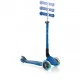 Globber Primo Foldable Lights Πτυσσόμενο σκούτερ με λαμπερά ελαστικά, σκούρο μπλε
