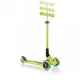 Πτυσσόμενο σκούτερ Globber Primo Foldable Lights με λαμπερά ελαστικά, πράσινο
