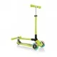 Πτυσσόμενο σκούτερ Globber Primo Foldable Lights με λαμπερά ελαστικά, πράσινο