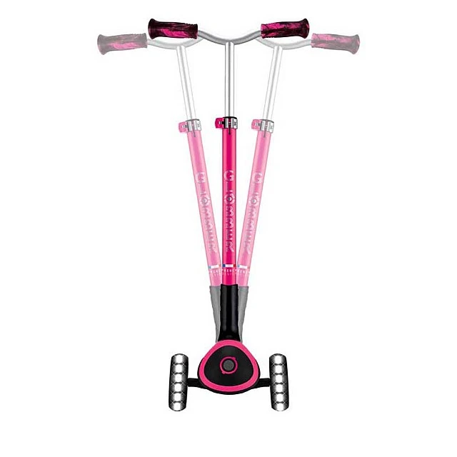 Πτυσσόμενο πατίνι για παιδιά άνω των 4 ετών GLOBBER ACE LIGHTS, ροζ
