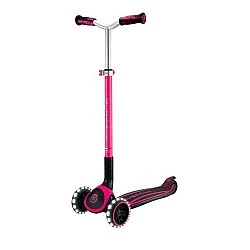 Πτυσσόμενο πατίνι για παιδιά άνω των 4 ετών GLOBBER ACE LIGHTS, ροζ