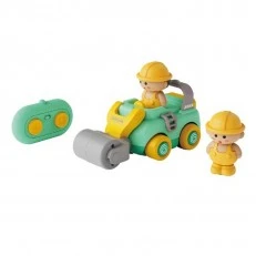 Φορτηγά κατασκευών με ήχο και τηλεχειριστήριο - πράσινο