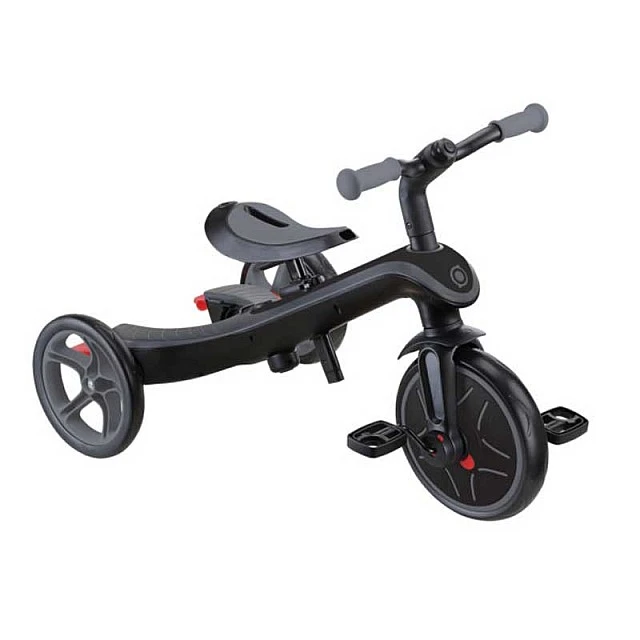 Τρίκυκλο 4 σε 1 GLOBBER EXPLORER TRIKE DELUXE PLAY με τέντα σε μαύρο χρώμα