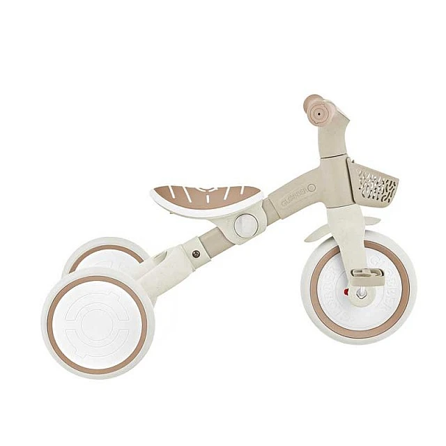 Τρίκυκλο με γονικό έλεγχο 3 σε 1 GLOBBER LEARNING TRIKE PLUS, μπεζ