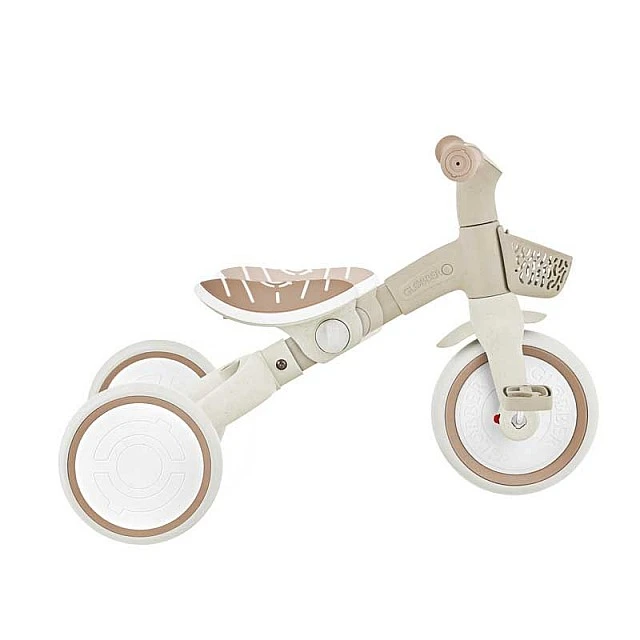Τρίκυκλο με γονικό έλεγχο 3 σε 1 GLOBBER LEARNING TRIKE PLUS, μπεζ