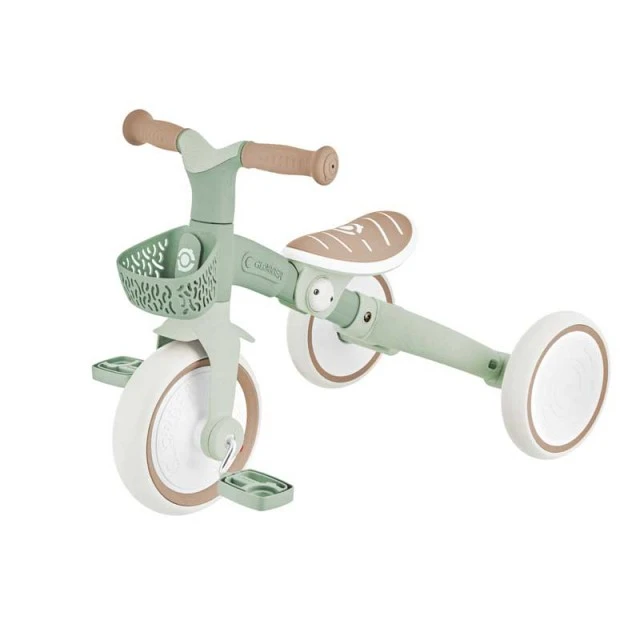 Τρίκυκλο με γονικό έλεγχο 3 σε 1 GLOBBER LEARNING TRIKE PLUS, μέντα