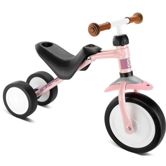 Παιδικό τρίκυκλο με ρυθμιζόμενο κάθισμα PUKY PUKYMOTO, παστέλ ροζ