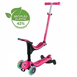 Πατίνι 4 σε 1 GLOBBER GO UP SPORTY LITS 360° - ροζ