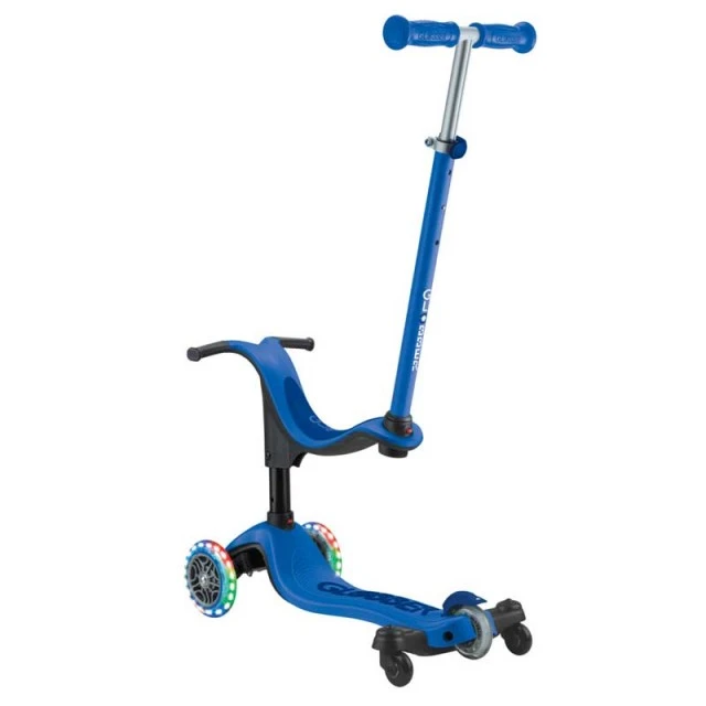 Σκούτερ 4 σε 1 GLOBBER GO UP SPORTY LITS 360° - μπλε