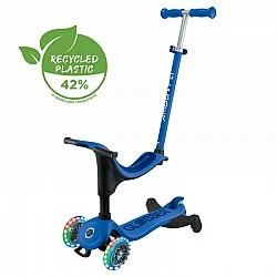 Σκούτερ 4 σε 1 GLOBBER GO UP SPORTY LITS 360° - μπλε