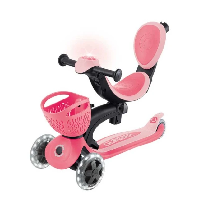 Φακός 5 σε 1 GLOBBER GO UP BABY LEARN 360°, ροζ