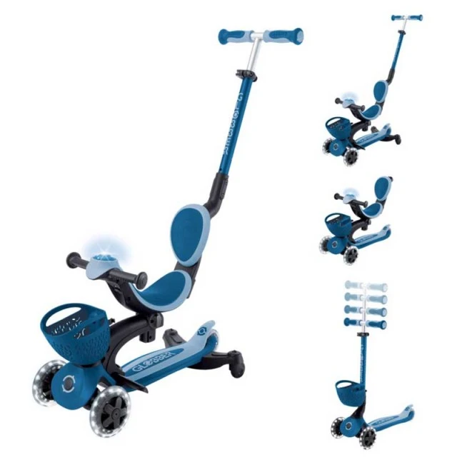 Φακός 5 σε 1 GLOBBER GO UP BABY LEARN 360°, σκούρο μπλε