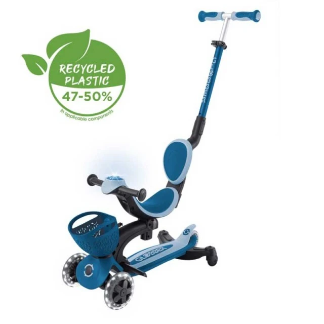 Φακός 5 σε 1 GLOBBER GO UP BABY LEARN 360°, σκούρο μπλε