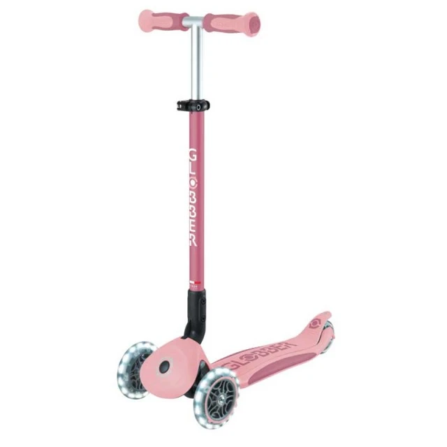 Πατίνι 5 σε 1 GLOBBER GO UP DELUXE LIGHTS 360° - παστέλ ροζ