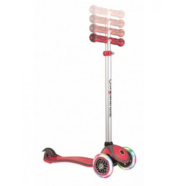 Evo Comfort Lights Scooter - Κόκκινο