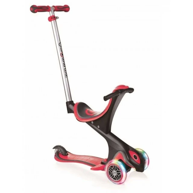 Evo Comfort Lights Scooter - Κόκκινο