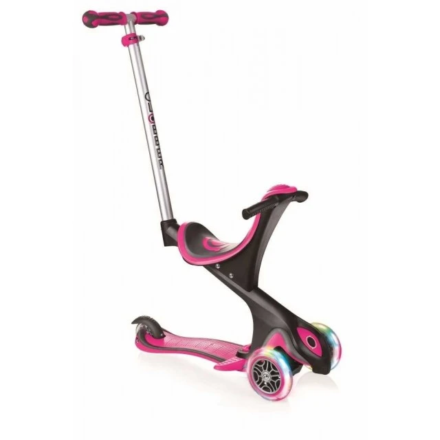 Evo Comfort Lights Scooter - Ροζ