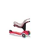 Globber 4 σε 1 σκούτερ με σταθεροποιητή, GO UP Sporty Lights - Red