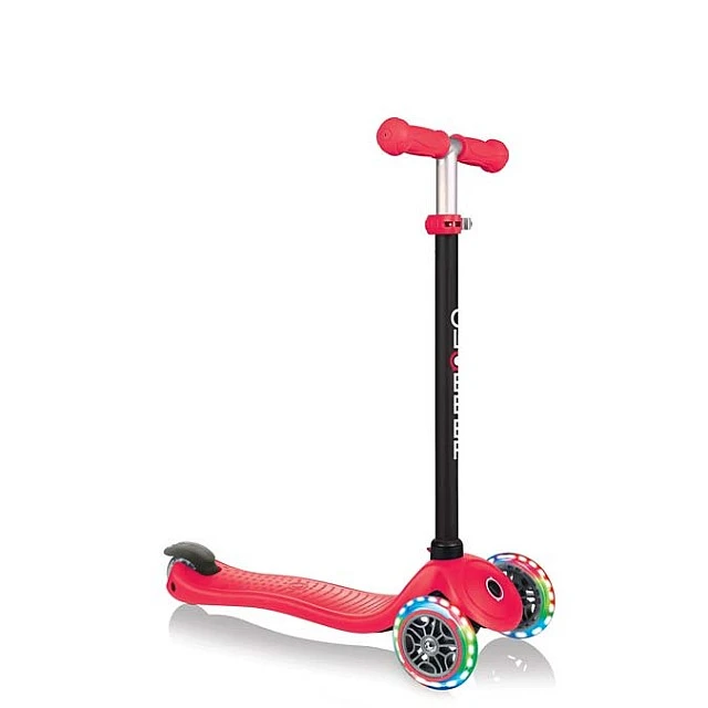 Globber 4 σε 1 σκούτερ με σταθεροποιητή, GO UP Sporty Lights - Red