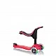 Globber 4 σε 1 σκούτερ με σταθεροποιητή, GO UP Sporty Lights - Red