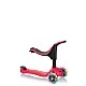 Globber 4 σε 1 σκούτερ με σταθεροποιητή, GO UP Sporty Lights - Red
