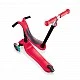 Globber 4 σε 1 σκούτερ με σταθεροποιητή, GO UP Sporty Lights - Red