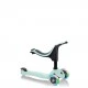 Globber 4 σε 1 σκούτερ με σταθεροποιητή, GO UP Sporty Lights - Mint green