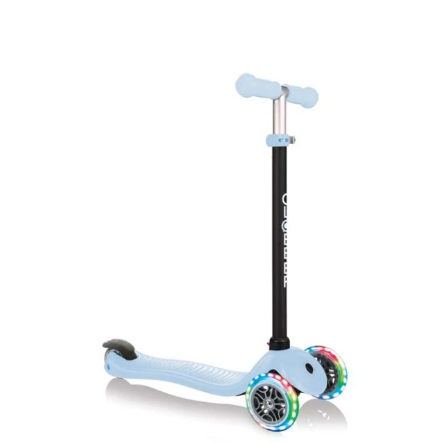 Globber 4 σε 1 σκούτερ με σταθεροποιητή, GO UP Sporty Lights - Pastel Blue