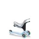 Globber 4 σε 1 σκούτερ με σταθεροποιητή, GO UP Sporty Lights - Pastel Blue