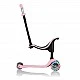 Globber 4 in 1 Scooter with Stabilizer, GO UP Sporty Lights - Rose Ash