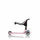 Globber 4 in 1 Scooter with Stabilizer, GO UP Sporty Lights - Rose Ash
