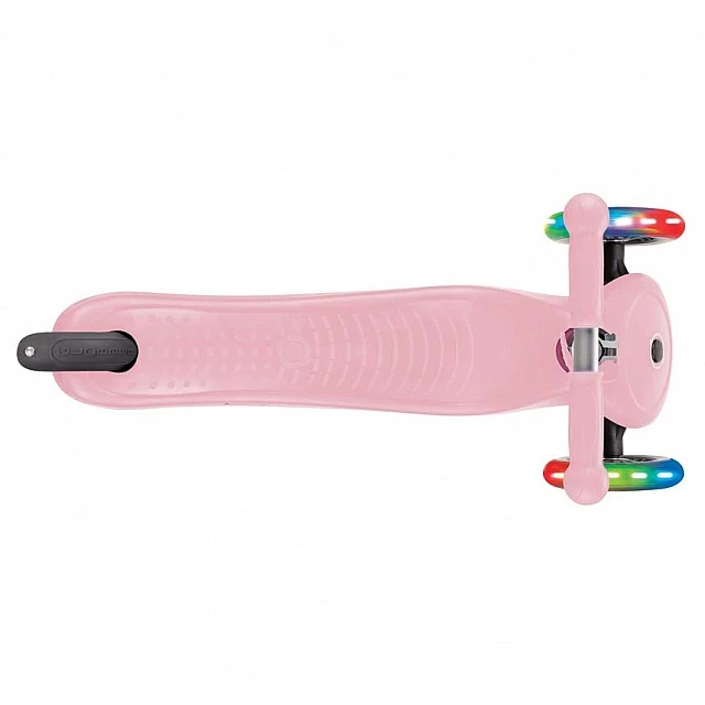 Globber 4 in 1 Scooter with Stabilizer, GO UP Sporty Lights - Rose Ash