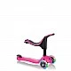 Globber 4 σε 1 scooter με σταθεροποιητή, GO UP Sporty Lights - Pink