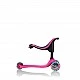 Globber 4 σε 1 scooter με σταθεροποιητή, GO UP Sporty Lights - Pink