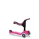 Globber 4 σε 1 scooter με σταθεροποιητή, GO UP Sporty Lights - Pink