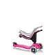 Globber 4 σε 1 scooter με σταθεροποιητή, GO UP Sporty Lights - Pink