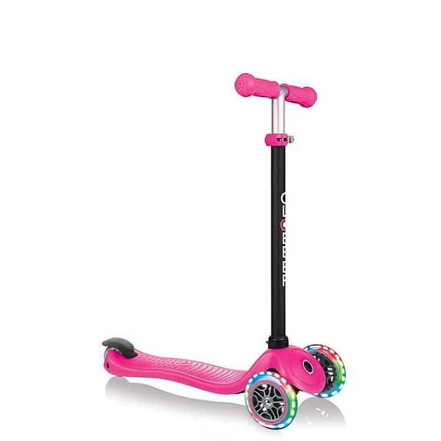 Globber 4 σε 1 scooter με σταθεροποιητή, GO UP Sporty Lights - Pink