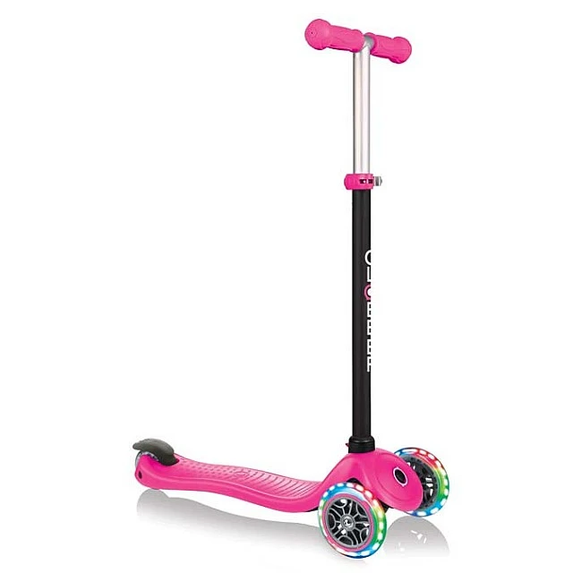 Globber 4 σε 1 scooter με σταθεροποιητή, GO UP Sporty Lights - Pink