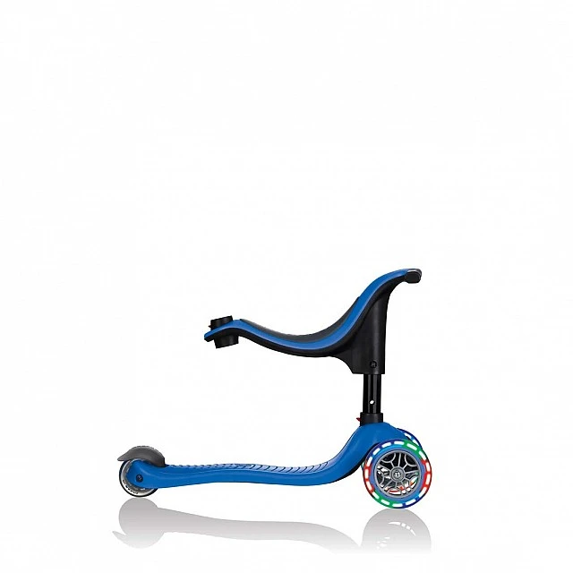 Globber 4 σε 1 σκούτερ με σταθεροποιητή, GO UP Sporty Lights - Blue