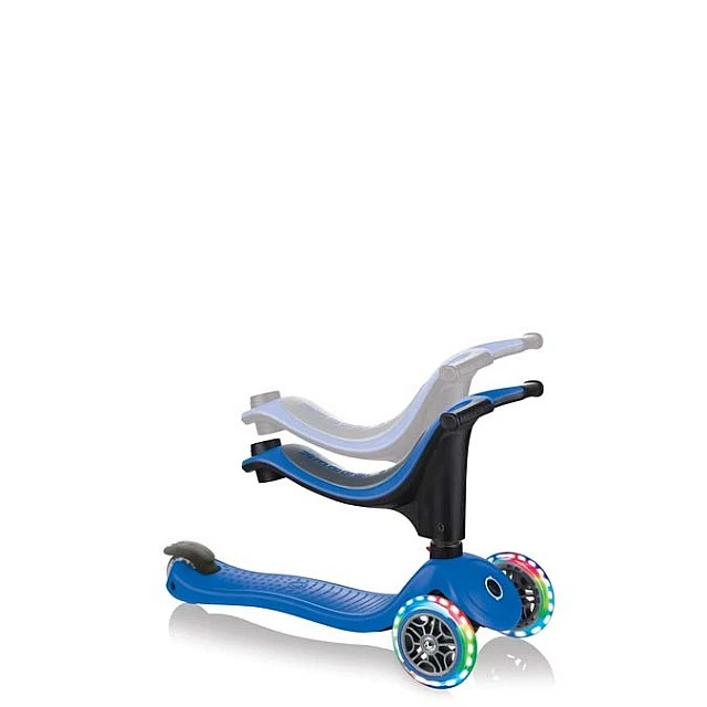 Globber 4 σε 1 σκούτερ με σταθεροποιητή, GO UP Sporty Lights - Blue