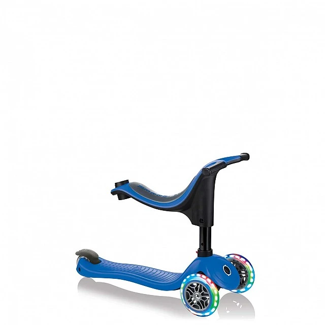 Globber 4 σε 1 σκούτερ με σταθεροποιητή, GO UP Sporty Lights - Blue
