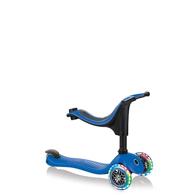 Globber 4 σε 1 σκούτερ με σταθεροποιητή, GO UP Sporty Lights - Blue